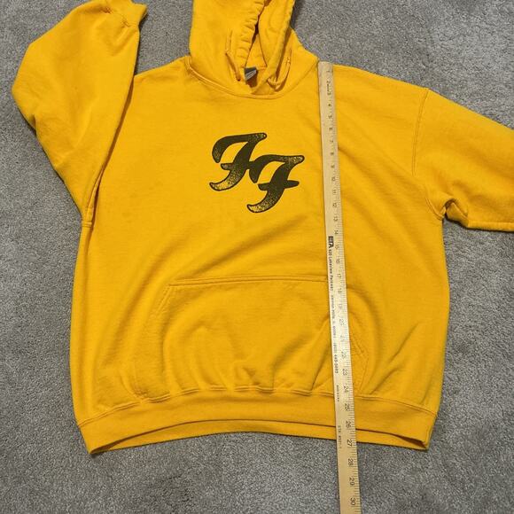 Foo Fighters Hoodie - 2021 Tour - Size XL- Dave Grohl - Yellow - Picture 6 of 6